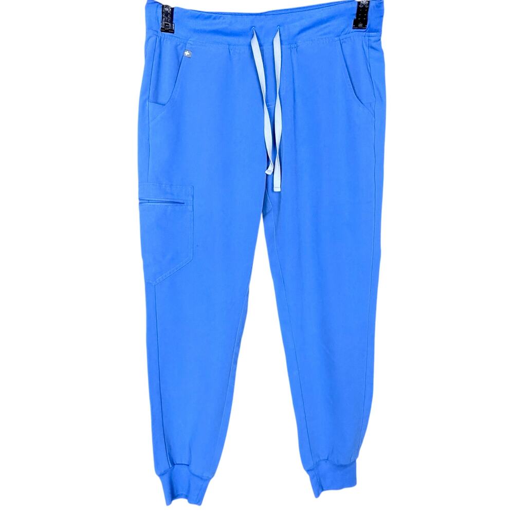 FIGS Zamora Jogger Scrub Pants Ceil Blue W18SW2005 Technical Collection Medium - Picture 2 of 10